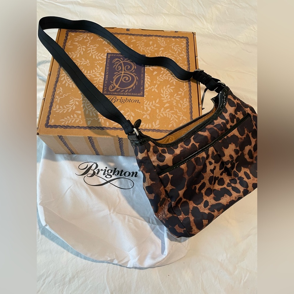 Leopard print Brighton Handbag